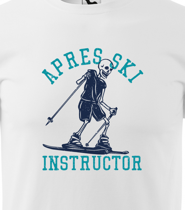 Tricou pentru schiori, cadoul perfect, Apres Ski Skeleton Instructor [2]
