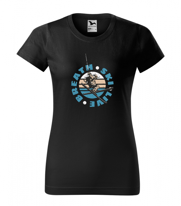 Tricou pentru schiori, cadoul perfect, Breath Ski Live [1]