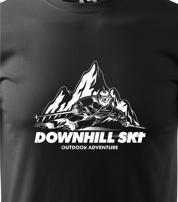 Tricou pentru schiori, cadoul perfect, Downhill Ski Outdoor Adventure [2]