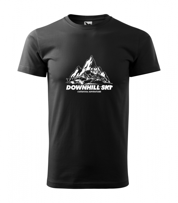 Tricou pentru schiori, cadoul perfect, Downhill Ski Outdoor Adventure [1]