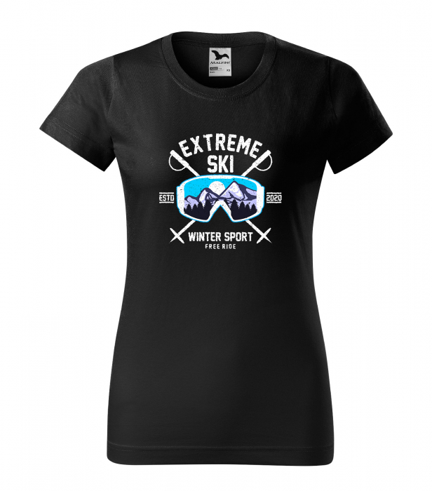 Tricou pentru schiori, cadoul perfect, Extreme Ski Winter Sport Freeride [1]
