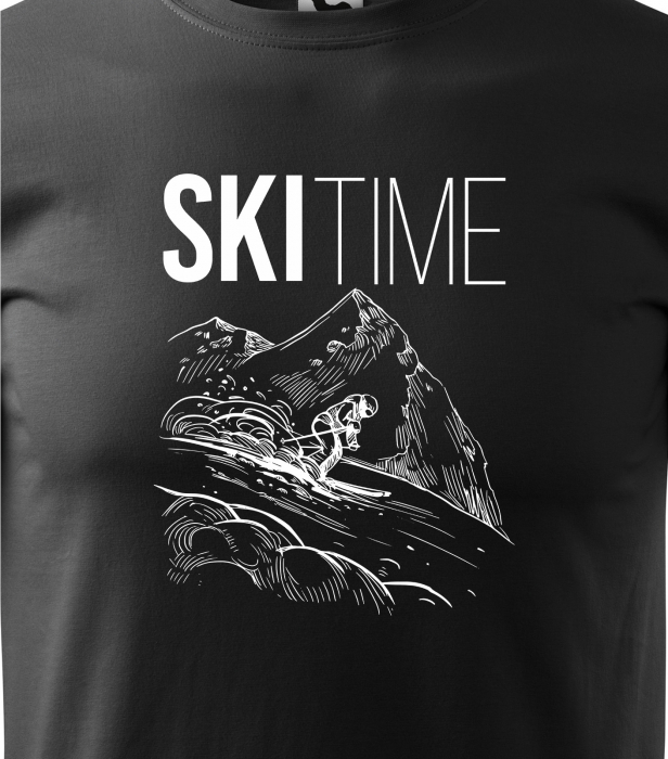 Tricou pentru schiori, cadoul perfect, Its Ski Time [2]