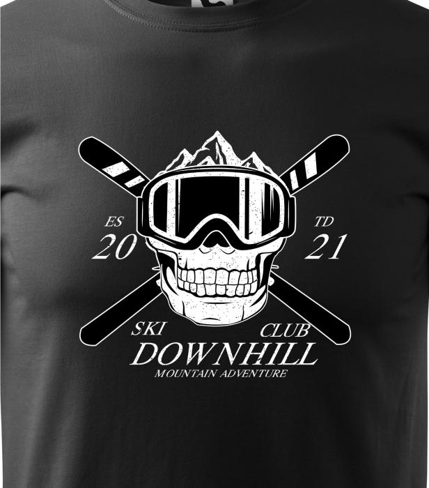 Tricou pentru schiori, cadoul perfect, Ski Club Downhill [2]