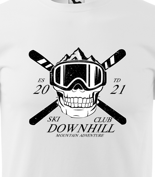 Tricou pentru schiori, cadoul perfect, Ski Club Downhill [2]