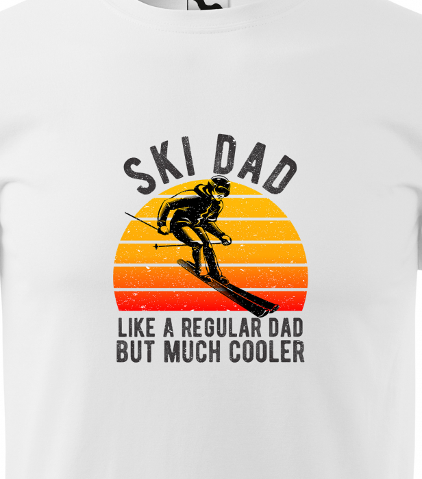 Tricou pentru schiori, cadoul perfect, Ski Dad but Cooler [2]