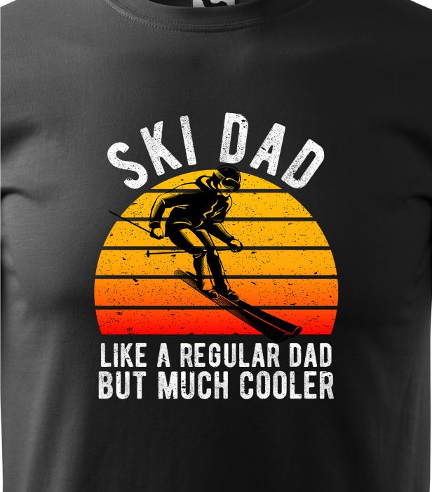 Tricou pentru schiori, cadoul perfect, Ski Dad but Cooler [2]