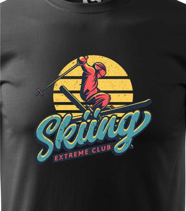 Tricou pentru schiori, cadoul perfect, Skiing Extreme Club [2]