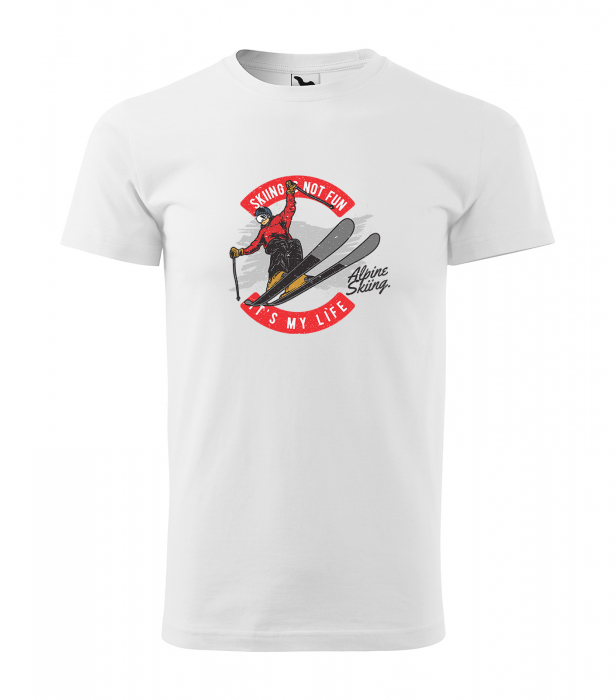 Tricou pentru schiori, cadoul perfect, Skiing is my Life [1]