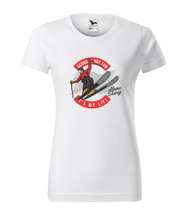 Tricou pentru schiori, cadoul perfect, Skiing is my Life [1]