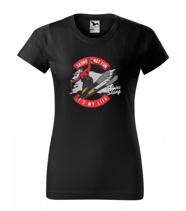 Tricou pentru schiori, cadoul perfect, Skiing is my Life [1]