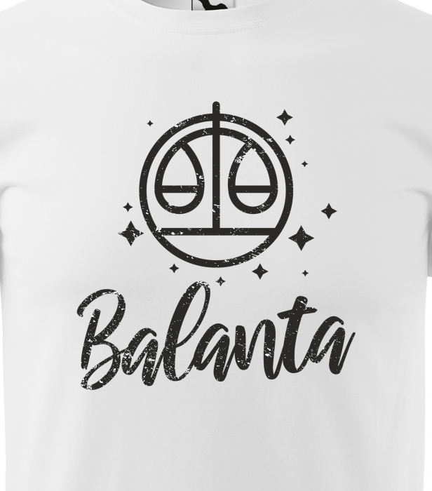 Tricou pentru zodia Balanta (23 septembrie - 22 octombrie), Horoscop Balanta, idee de cadou [2]