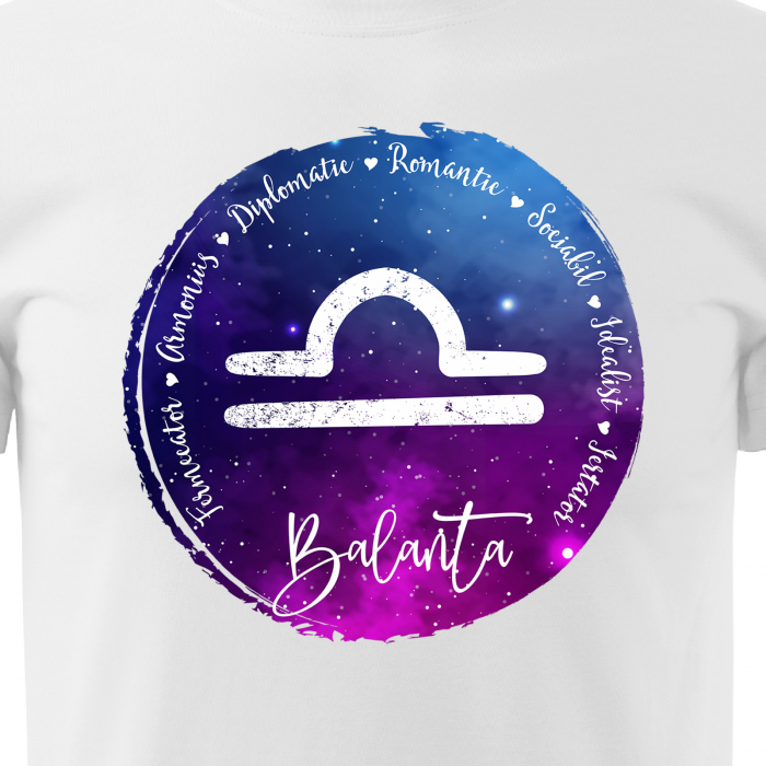Tricou pentru zodia Balanta (23 septembrie - 22 octombrie), Horoscop Balanta, idee de cadou [2]