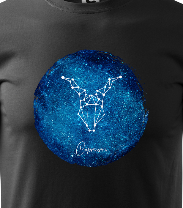 Tricou pentru zodia Capricorn (22 decembrie - 19 ianuarie), Horoscop Capricorn, idee de cadou [2]