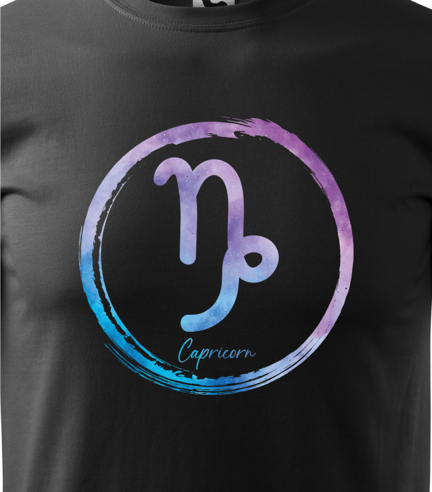 Tricou pentru zodia Capricorn (22 decembrie - 19 ianuarie), Horoscop Capricorn, idee de cadou [2]