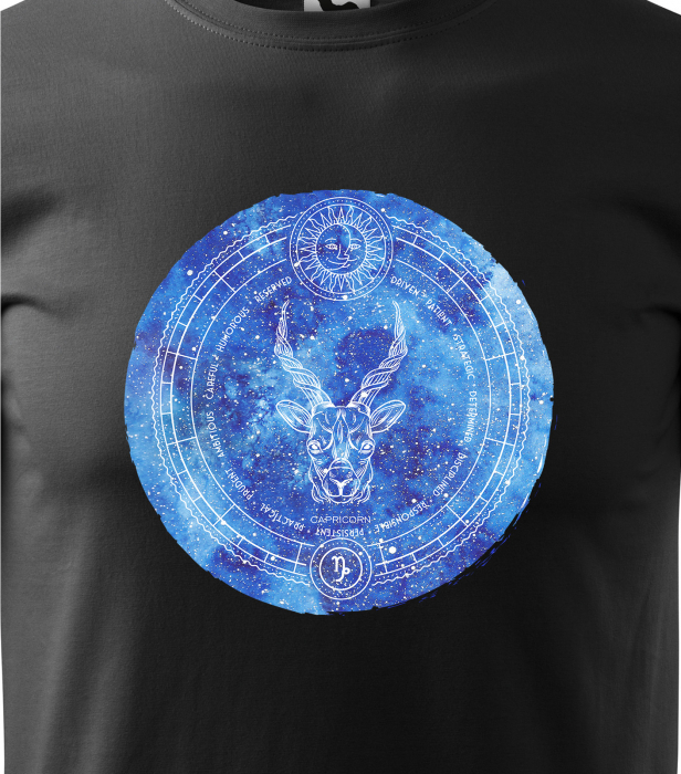 Tricou pentru zodia Capricorn (22 decembrie - 19 ianuarie), Horoscop Capricorn, idee de cadou [2]