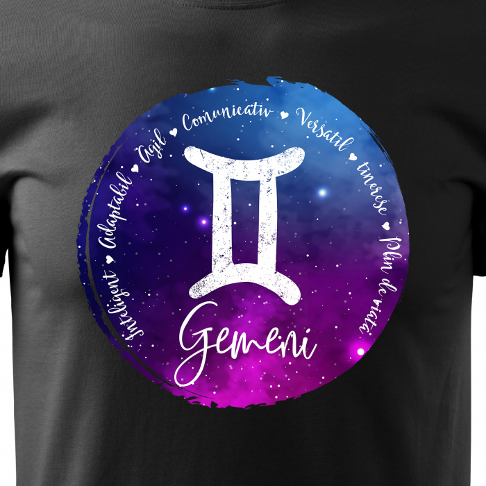 Tricou pentru zodia Gemeni (22 mai  - 21 iunie), Horoscop Gemeni, idee de cadou [2]