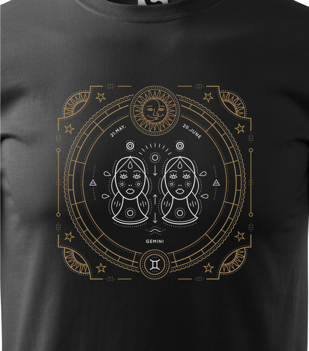 Tricou pentru zodia Gemeni (22 mai  - 21 iunie), Horoscop Gemeni, idee de cadou [2]