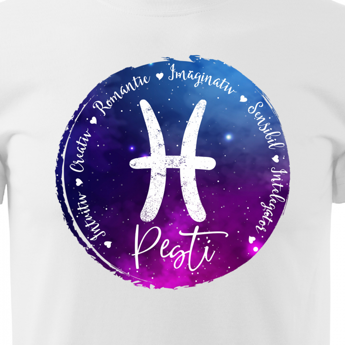 Tricou pentru zodia Pesti (19 februarie - 20 martie), Horoscop Pesti, idee de cadou [2]