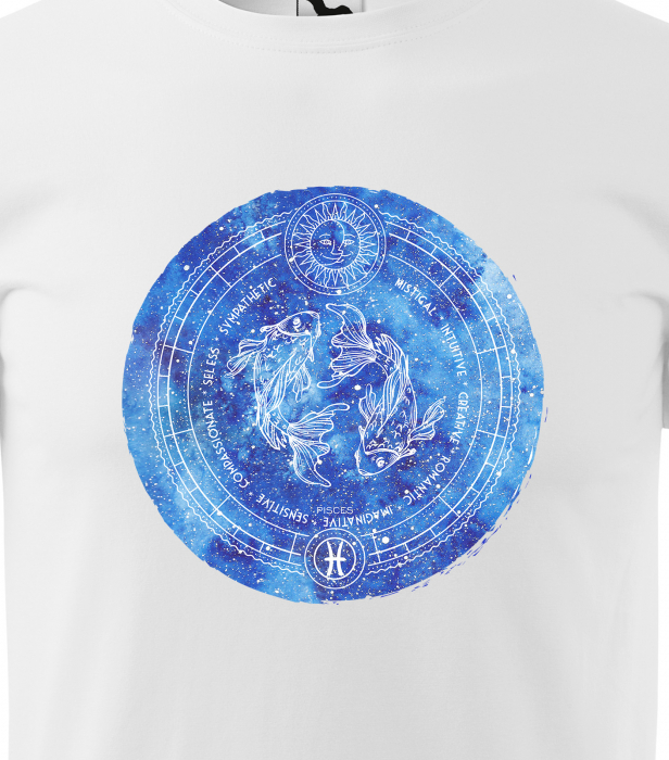 Tricou pentru zodia Pesti (19 februarie - 20 martie), Horoscop Pesti, idee de cadou [2]