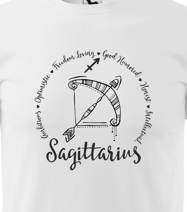 Tricou pentru zodia Sagetator (22 noiembrie - 21 decembrie), Horoscop Sagetator, idee de cadou [2]