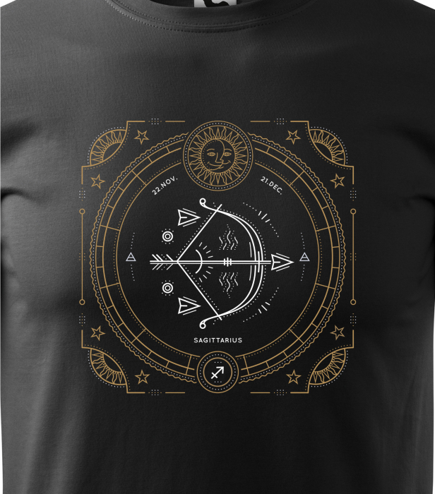 Tricou pentru zodia Sagetator (22 noiembrie - 21 decembrie), Horoscop Sagetator, idee de cadou [2]