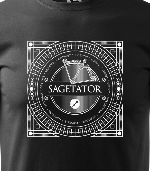 Tricou pentru zodia Sagetator (22 noiembrie - 21 decembrie), Horoscop Sagetator, idee de cadou [2]