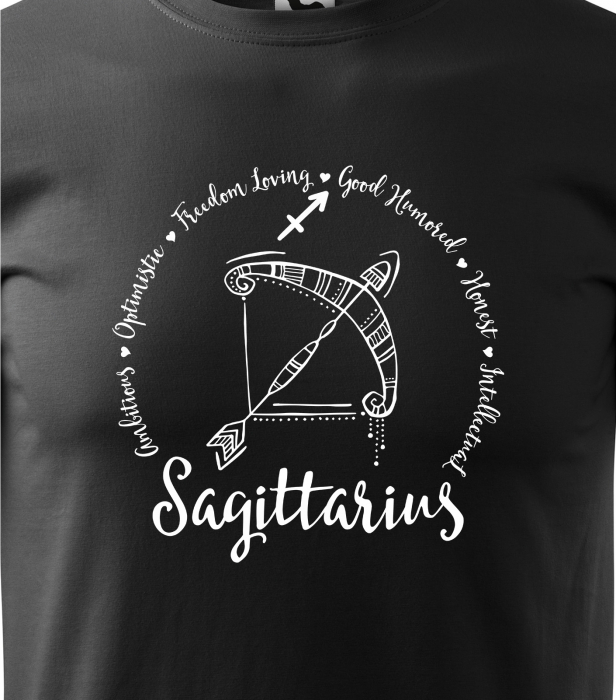 Tricou pentru zodia Sagetator (22 noiembrie - 21 decembrie), Horoscop Sagetator, idee de cadou [2]