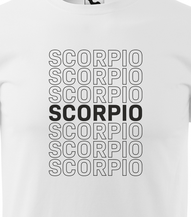 Tricou pentru zodia Scorpion (23 octombrie - 21 noiembrie), Horoscop Scorpion, idee de cadou [2]
