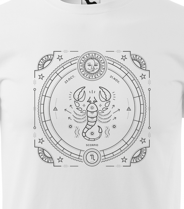 Tricou pentru zodia Scorpion (23 octombrie - 21 noiembrie), Horoscop Scorpion, idee de cadou [2]