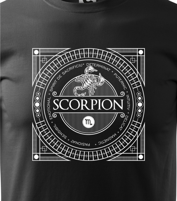 Tricou pentru zodia Scorpion (23 octombrie - 21 noiembrie), Horoscop Scorpion, idee de cadou [2]