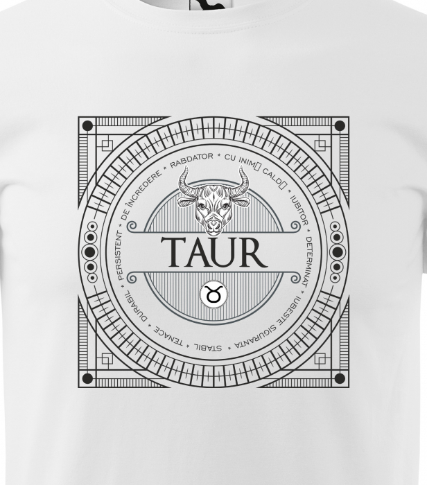 Tricou pentru zodia Taur (21 aprilie - 21 mai), Horoscop Taur, idee de cadou [2]