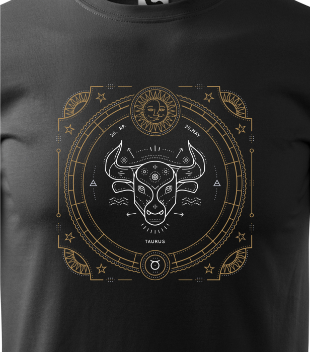 Tricou pentru zodia Taur (21 aprilie - 21 mai), Horoscop Taur, idee de cadou [2]