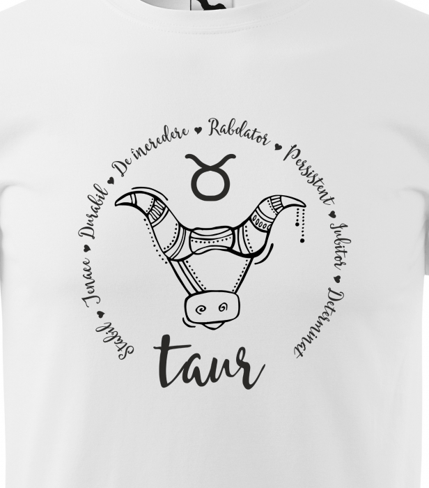 Tricou pentru zodia Taur (21 aprilie - 21 mai), Horoscop Taur, idee de cadou [2]