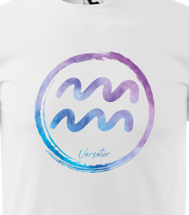 Tricou pentru zodia Varsator (20 ianuarie - 18 februarie), Horoscop Varsator, idee de cadou [2]