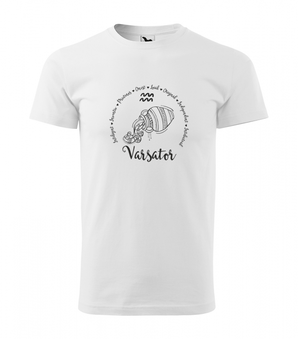 Tricou pentru zodia Varsator (20 ianuarie - 18 februarie), Horoscop Varsator, idee de cadou [1]