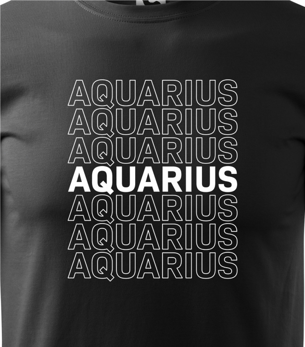 Tricou pentru zodia Varsator (20 ianuarie - 18 februarie), Horoscop Varsator, idee de cadou [2]