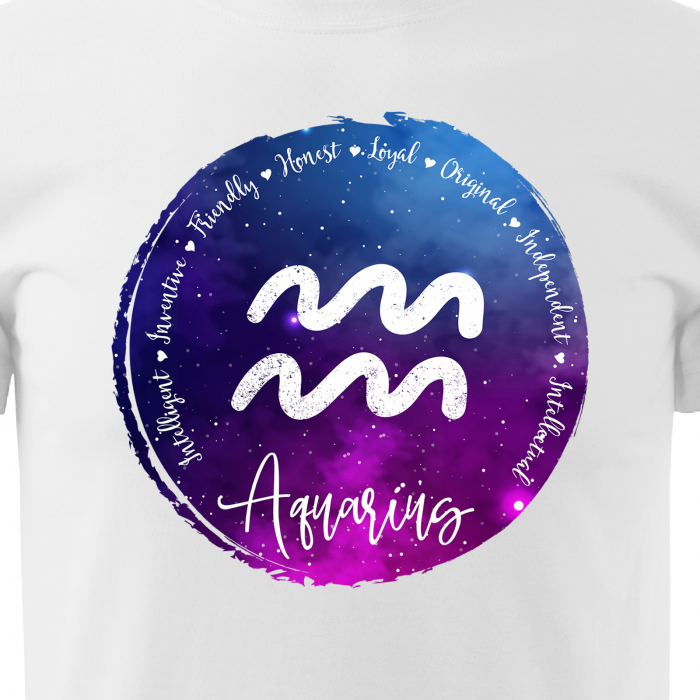 Tricou pentru zodia Varsator (20 ianuarie - 18 februarie), Horoscop Varsator, idee de cadou [2]