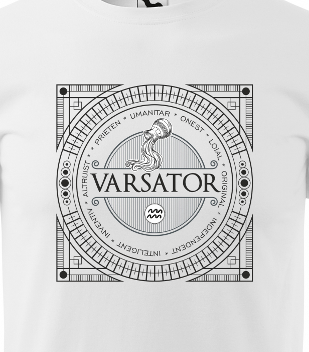 Tricou pentru zodia Varsator (20 ianuarie - 18 februarie), Horoscop Varsator, idee de cadou [2]