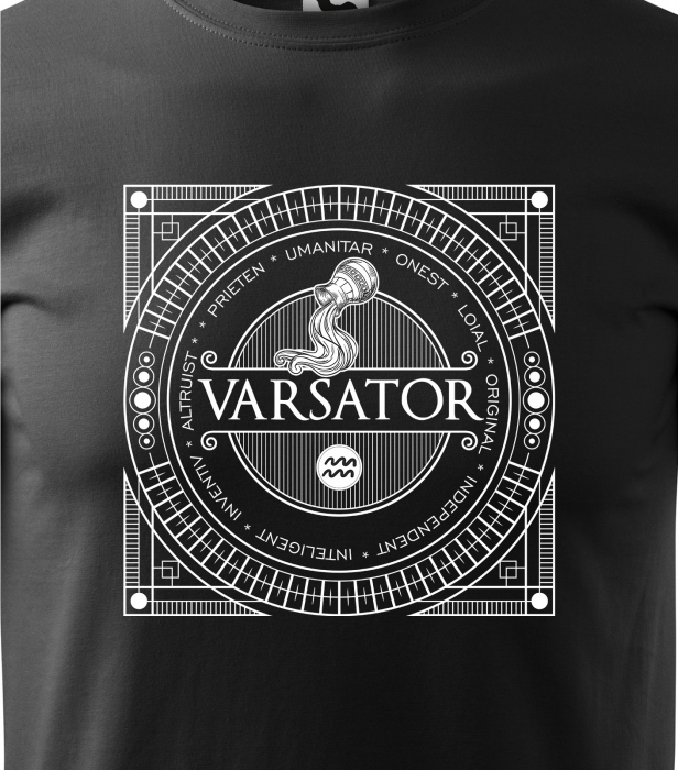Tricou pentru zodia Varsator (20 ianuarie - 18 februarie), Horoscop Varsator, idee de cadou [2]