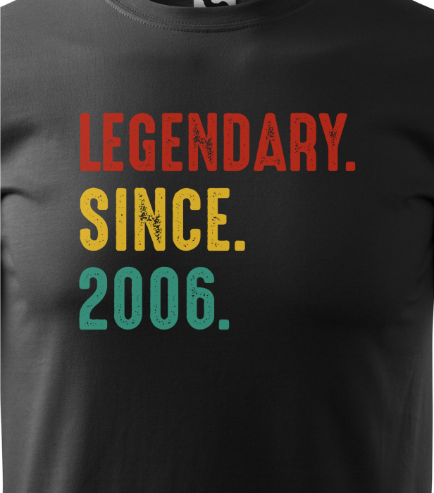 Tricou personalizat 20 ani, Legendary Since [2]