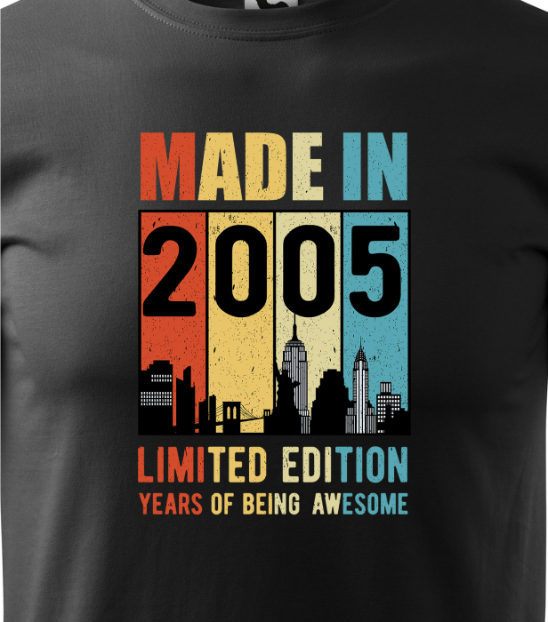 Tricou personalizat 20 ani, Made IN - LIMITED edition [2]