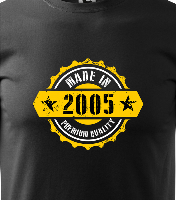 Tricou personalizat 20 ani, Made In - Premium Quality [2]