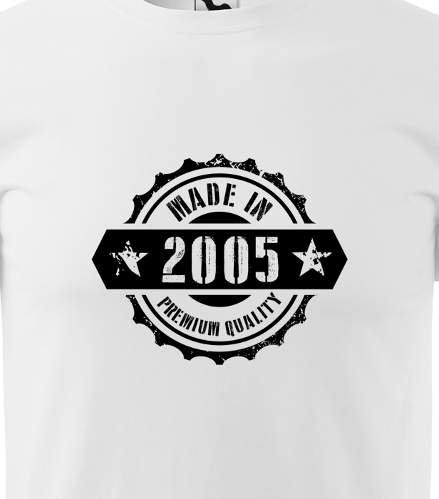 Tricou personalizat 20 ani, Made In - Premium Quality [2]