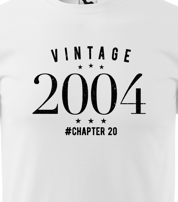 Tricou personalizat 21 ani, VINTAGE chapter [2]