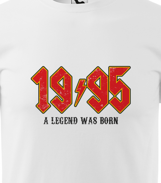 Tricou personalizat 30 ani, A LEGEND was born [2]