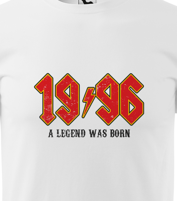 Tricou personalizat 30 ani, A LEGEND was born [2]