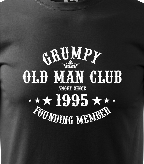 Tricou personalizat 30 ani, Grumpy Old Man [2]