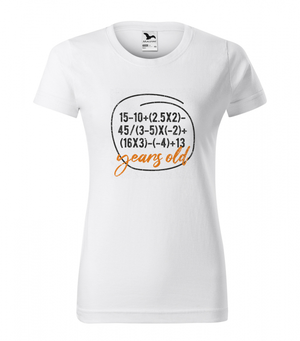 Tricou personalizat 30 ani, Impossible MATH equation [1]