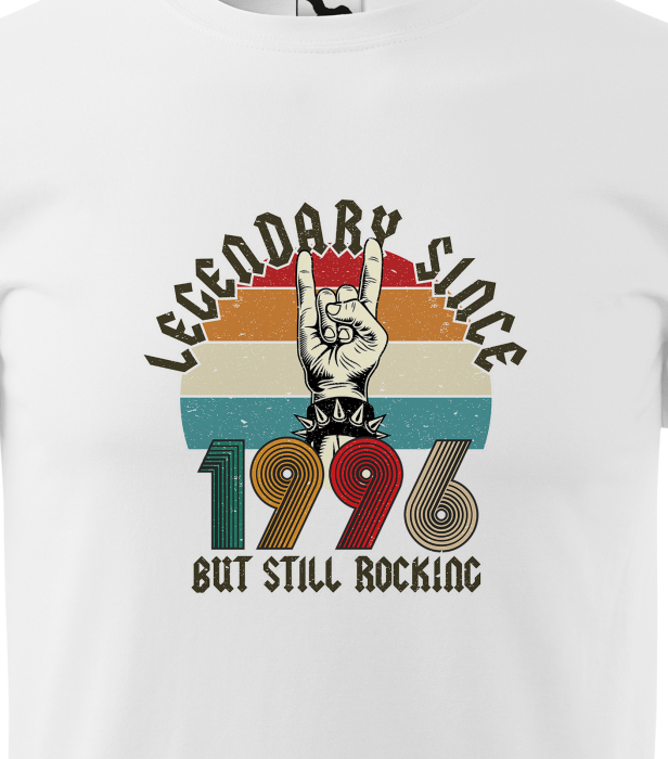 Tricou personalizat 30 ani, LEGENDARY but still rocking [2]