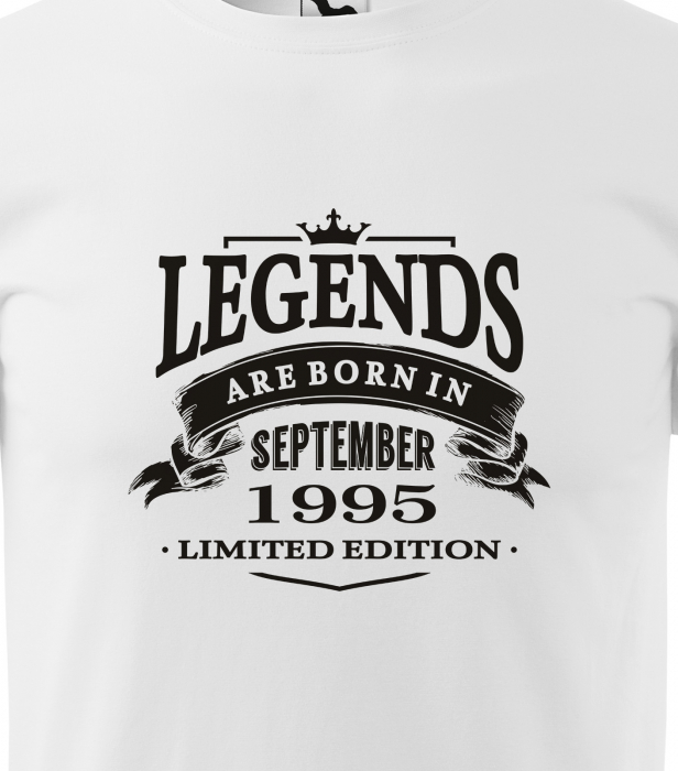 Tricou personalizat 30 ani, Legends are born [2]